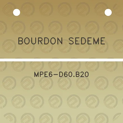 bourdon-sedeme-mpe6-d60b20