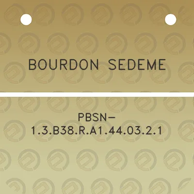 bourdon-sedeme-pbsn-13b38ra1440321