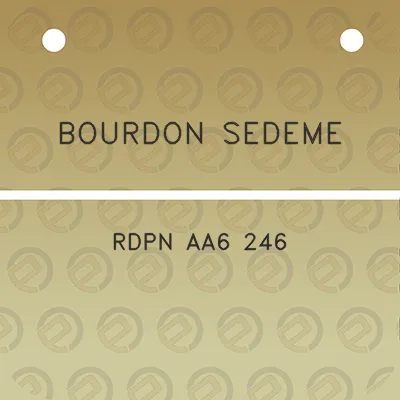 bourdon-sedeme-rdpn-aa6-246