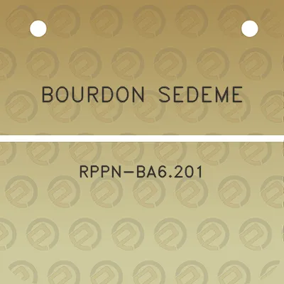 bourdon-sedeme-rppn-ba6201