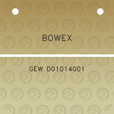 bowex-gew-d01014001