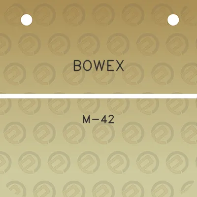 bowex-m-42