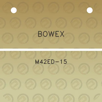 bowex-m42ed-15