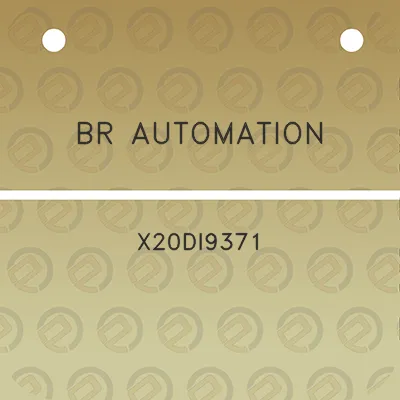 br-automation-x20di9371