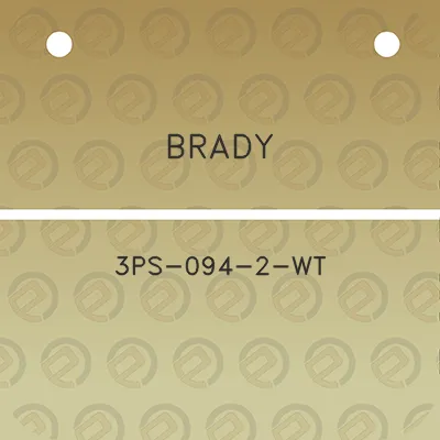 brady-3ps-094-2-wt