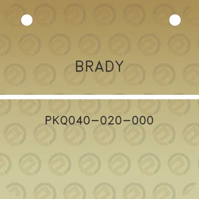 brady-pkq040-020-000