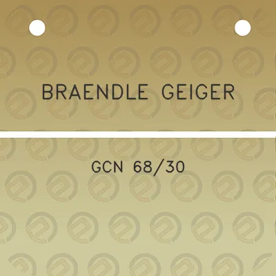 braendle-geiger-gcn-6830