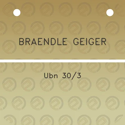 braendle-geiger-ubn-303