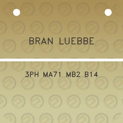 bran-luebbe-3ph-ma71-mb2-b14