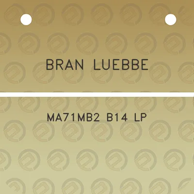 bran-luebbe-ma71mb2-b14-lp