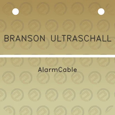 branson-ultraschall-alarmcable