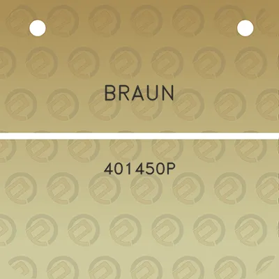 braun-401450p