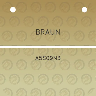 braun-a5s09n3