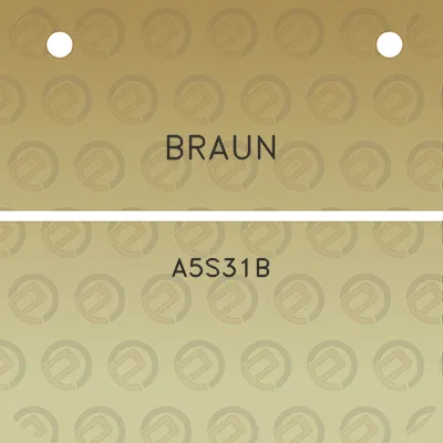 braun-a5s31b