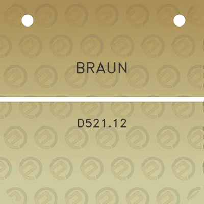 braun-d52112