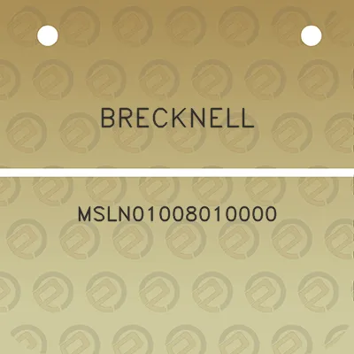 brecknell-msln01008010000