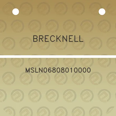 brecknell-msln06808010000