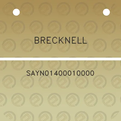 brecknell-sayn01400010000