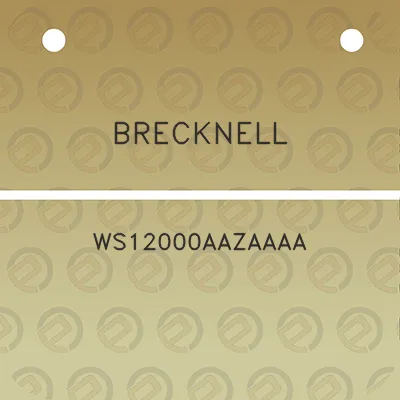 brecknell-ws12000aazaaaa