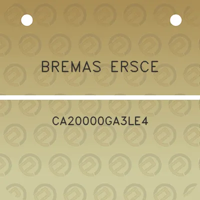 bremas-ersce-ca20000ga3le4