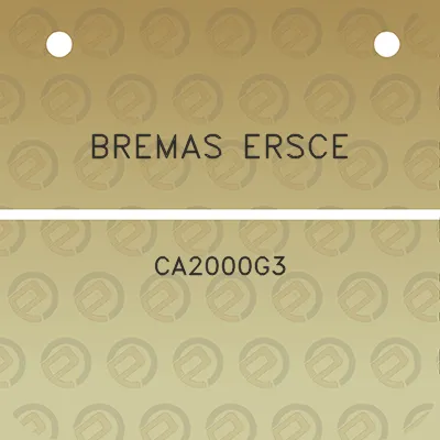 bremas-ersce-ca2000g3