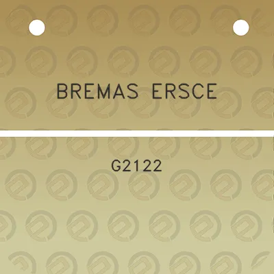 bremas-ersce-g2122