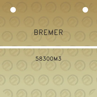 bremer-58300m3