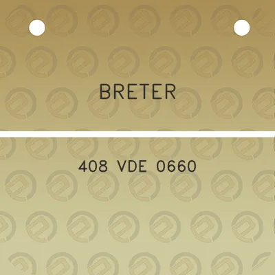 breter-408-vde-0660