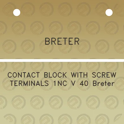 breter-contact-block-with-screw-terminals-1nc-v-40-breter