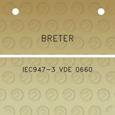 breter-iec947-3-vde-0660