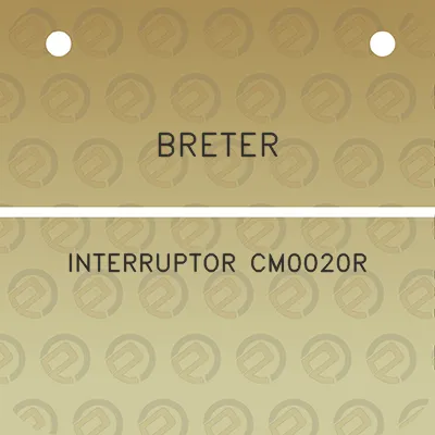 breter-interruptor-cm0020r