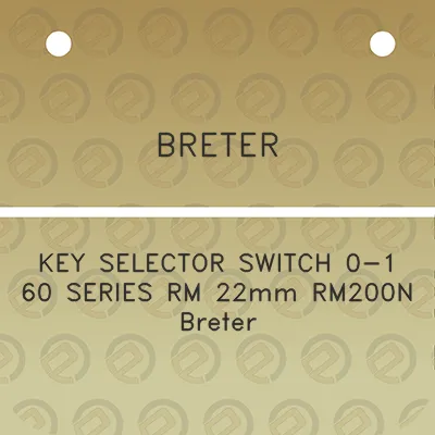 breter-key-selector-switch-0-1-60-series-rm-22mm-rm200n-breter