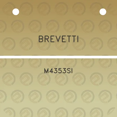 brevetti-m4353si