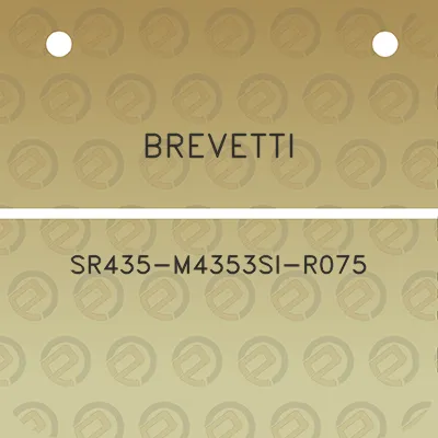 brevetti-sr435-m4353si-r075