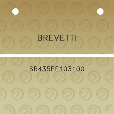 brevetti-sr435pe103100