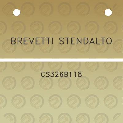 brevetti-stendalto-cs326b118