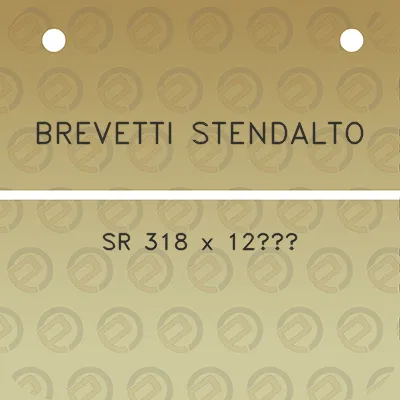 brevetti-stendalto-sr-318-x-12