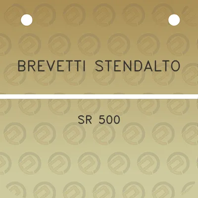 brevetti-stendalto-sr-500