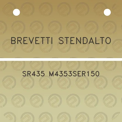 brevetti-stendalto-sr435-m4353ser150