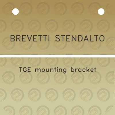 brevetti-stendalto-tge-mounting-bracket