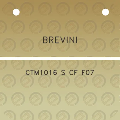 brevini-ctm1016-s-cf-f07