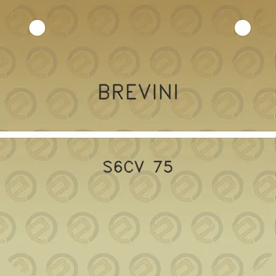 brevini-s6cv-75