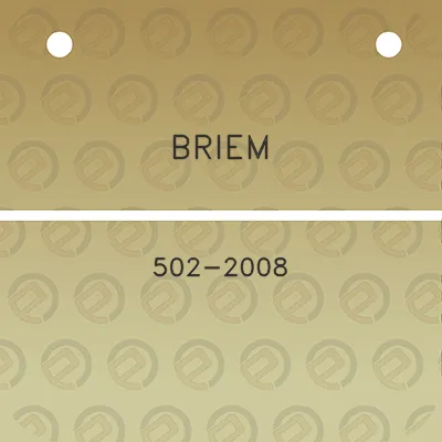 briem-502-2008