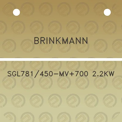 brinkmann-sgl781450-mv700-22kw