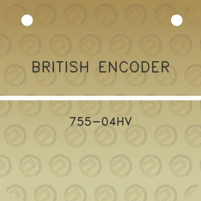 british-encoder-755-04hv