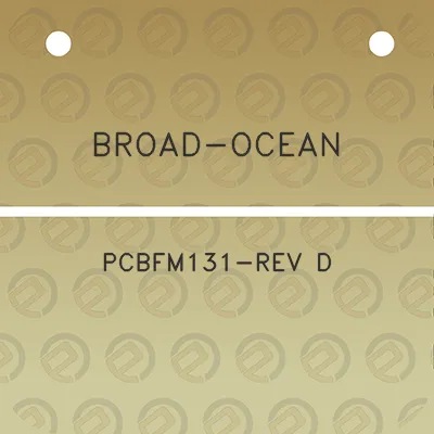 broad-ocean-pcbfm131-rev-d