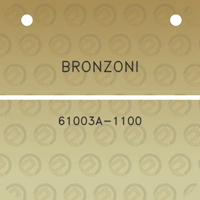 bronzoni-61003a-1100