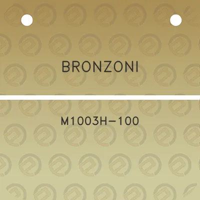 bronzoni-m1003h-100