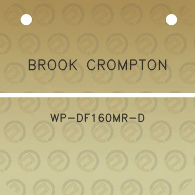 brook-crompton-wp-df160mr-d