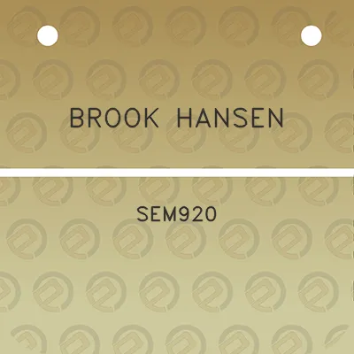 brook-hansen-sem920